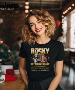 Rocky 48th Anniversary 1976 2024 Thank You For The Memories T Shirt