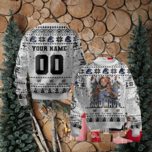 Rod Wave Rapper Custom Name Christmas Sweater Chirstmas Gifts 2024 Xmas For Family And Friends Ugly Sweater