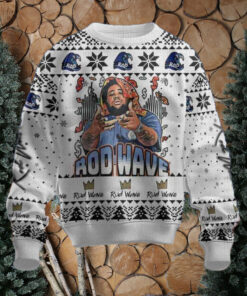 Rod Wave Special Edition Chirstmas Gifts 2024 Xmas For Family And Friends Ugly Sweater