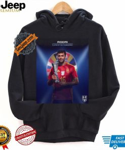 Rodri Euro 2024 Player of the Tournament Shirt