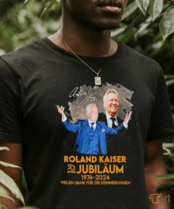 Roland Kaiser RK50 Jahre Jubiläum 1974 2024 Signature Shirt