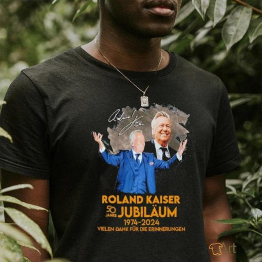 Roland Kaiser RK50 Jahre Jubiläum 1974 2024 Signature Shirt