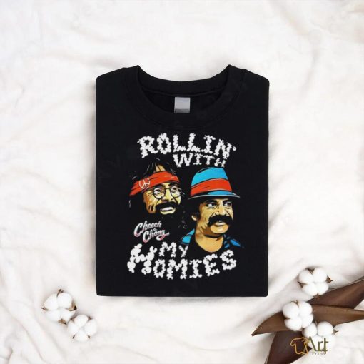 Rollin With My Homie Cheech And Chong Unisex Shirt