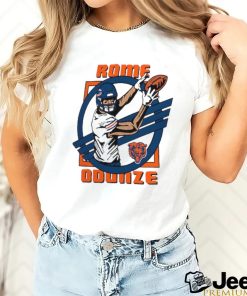 Rome Odunze Chicago Bears Homage Caricature Player Tri Blend T Shirt