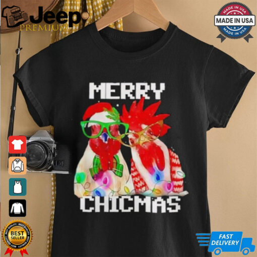 Rooster Santa Merry Chicmas shirt