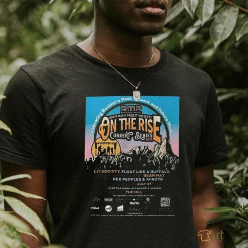 Roots Music Project Presents On The Rise Concert Series 2024 Poster Shirt