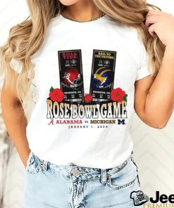 Rose Bowl CHAMPION Michigan Alabama Shirt