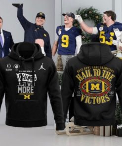 Rose Bowl Game Champions Hail To The Victors Michigan Wolverines Hoodie