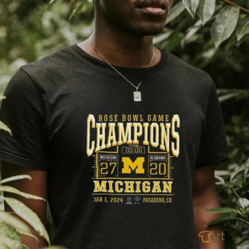 Rose Bowl Michigan Champions T Shirt