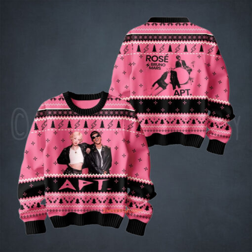 Rose Bruno Mars APT Christmas Ugly Sweater