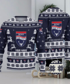 Ross County SPFL Personalized Ugly Christmas Sweater