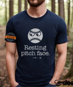 Roto Wear Baseball Resting Pitch Face T Shirt