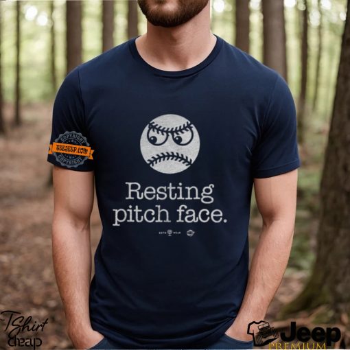 Roto Wear Baseball Resting Pitch Face T Shirt