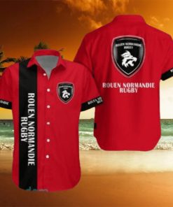 Rouen Normandie Rugby Combo Hawaiian Shirt And Shorts For Men Women Summer Beach