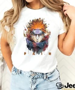 Round Neck Half Sleeve Naruto Printed Polyester Regular shirt