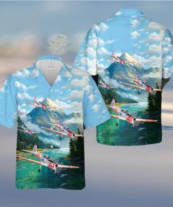 Royal Air Force Battle of Britain Memorial Flight de Havilland Chipmunks WG486 Hawaiian Shirt