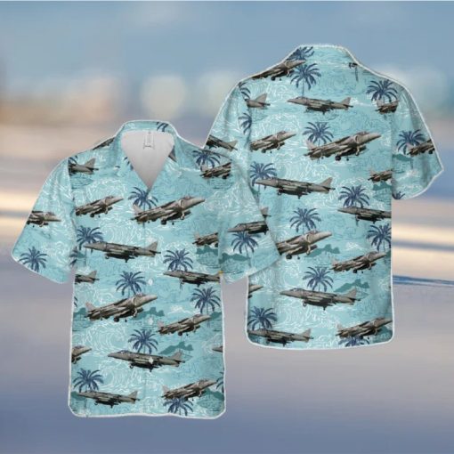 Royal Air Force British Aerospace Harrier Hawaiian Shirt