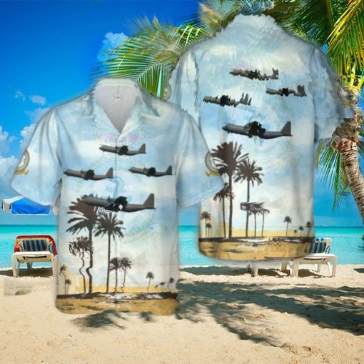 Royal Air Force Lockheed C 130K, Hercules C.3, XV294, 47 Squadron Hawaiian Shirt Beach Shirt For Men Women