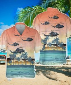 Royal Canadian Air Force 427 Special Operations Aviation Squadron Bell CH 146 Griffon Pocket Hawaiian Shirt Beach Shirt For Men Women