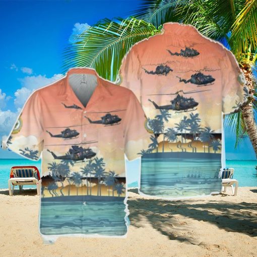 Royal Canadian Air Force 427 Special Operations Aviation Squadron Bell CH 146 Griffon Pocket Hawaiian Shirt Beach Shirt For Men Women