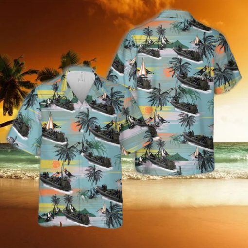 Royal Marines Inflatable Raiding Craft (IRC) Hawaiian Shirt