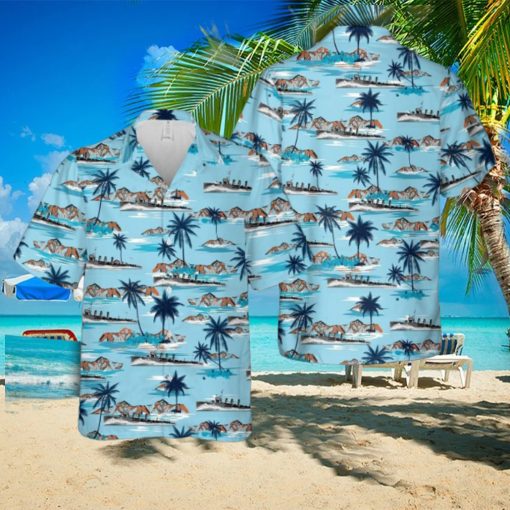 Royal Navy HMS Marmion (1915) Hawaiian Shirt Beach Hoilday Summer Gift