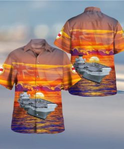 Royal Navy HMS Prince of Wales (R09) Hawaiian Shirt All Over Print Summer
