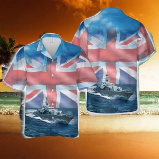 Royal Navy RN HMS Westminster (F237) Duke class Type 23 frigate Hawaiian Shirt