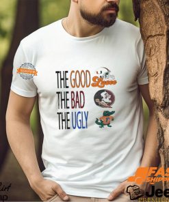 Rueben Bain Jr Wearing University Of Miami The Good The Bad The Ugly Graphic t shirt