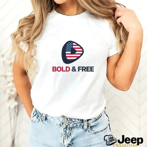 Rumble Bold & Free Usa T Shirt