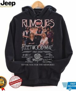 Rumours Tribute Show Fleetwood Mac 1967 2024 Thank You For The Memories T Shirt