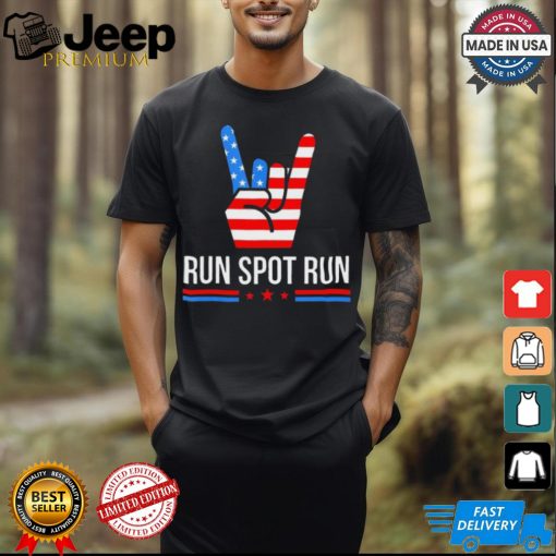 Run Spot Run Elections 2024 Democrat Republican T Shirt