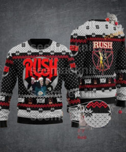 Rush Band Canadian Rock Band Chirstmas Gifts 2024 Xmas For Family And Friends Ugly Sweater