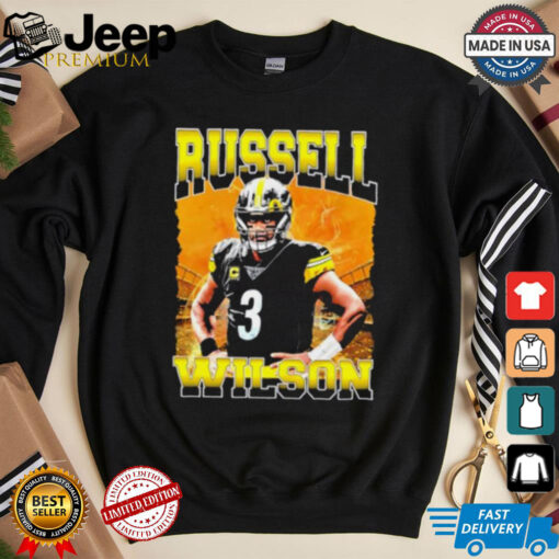 Russell Wilson 03 Pittsburgh Steelers football graphic shirt