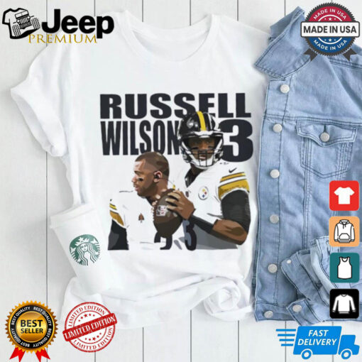 Russell Wilson 3 Pittsburgh Steelers football player team shirt