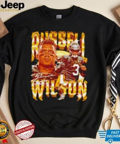 Russell Wilson number 3 Pittsburgh Steelers football player signature vintage shirt