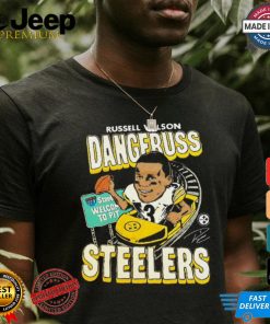 Russell wilson dangeruss steelers shirt