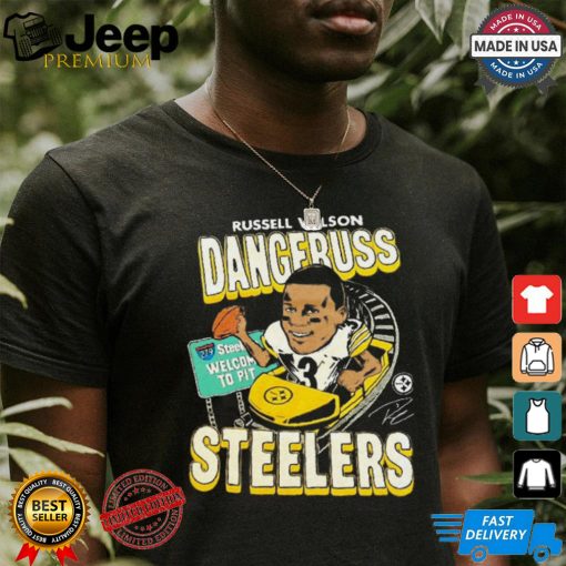 Russell wilson dangeruss steelers shirt