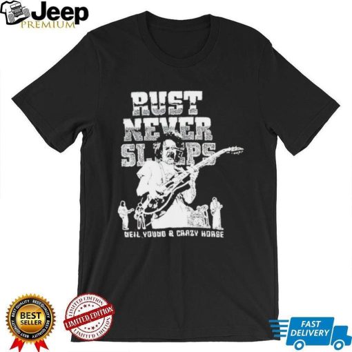 Rust never sleeps Neil Young and Crazy Horse shirt
