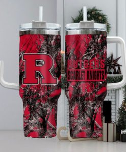 Rutgers Scarlet Knights Realtree Hunting 40oz Tumbler