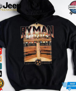 Ryman Auditorium Music Most Iconic Stage Nashville Tennessee T shirts