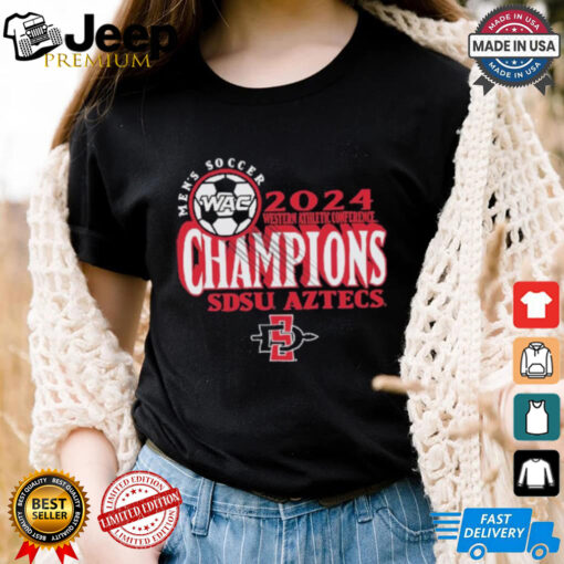 SDSU Aztecs 2024 WAC Men’s Soccer Champions Shirt