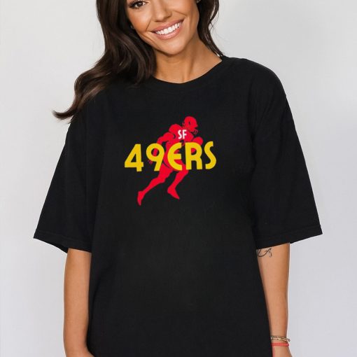 SF 49ers football running shirt