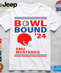 SMU Mustangs 2024 Bowl Bound Helmet Shirt