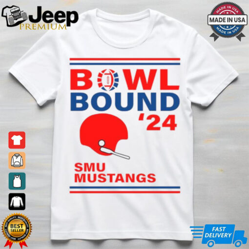 SMU Mustangs 2024 Bowl Bound Helmet Shirt