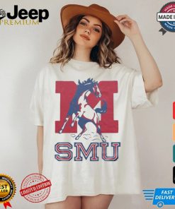 SMU Mustangs Monogram Horse T shirts