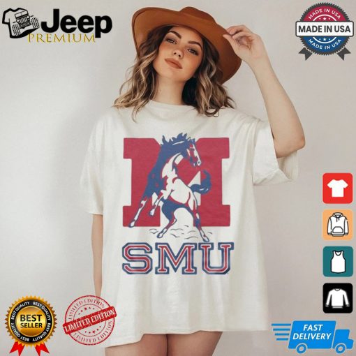 SMU Mustangs Monogram Horse T shirts