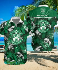 SPFL Championship Hibernian F.C. Tropical Vibe Hawaiian Shirt