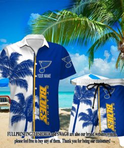 ST. LOUIS BLUES NHL Casual Hawaiian Shirt