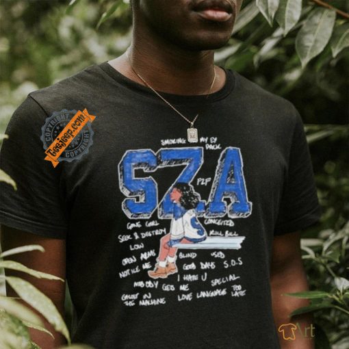 SZA S.O.S Sketchbook T Shirt